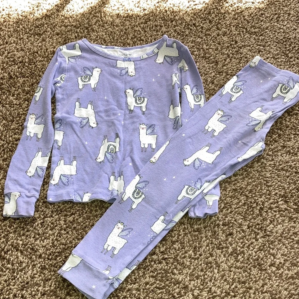 Lot of Girls Pajamas—Carter’s and Disney, 5T